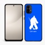 כיסוי בעיצוב אישי עם השם שלך לדגם - Motorola Moto E15 4G בעיצוב הוקי שוערים