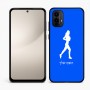 כיסוי בעיצוב אישי עם השם שלך לדגם - Motorola Moto E15 4G בעיצוב רץ רץ אישה