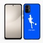 כיסוי בעיצוב אישי עם השם שלך לדגם - Motorola Moto E15 4G בעיצוב שחקנית כדורגל - אישה