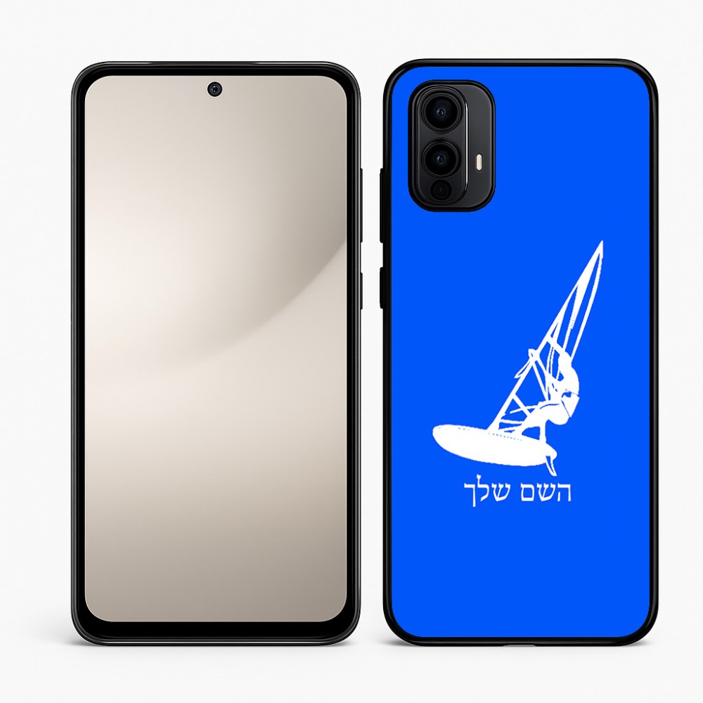 כיסוי בעיצוב אישי עם השם שלך לדגם - Motorola Moto E15 4G בעיצוב לגלוש - גלישה - שייט