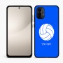 כיסוי בעיצוב אישי עם השם שלך לדגם - Motorola Moto E15 4G בעיצוב כדור כדורעף
