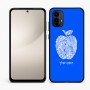 כיסוי בעיצוב אישי עם השם שלך לדגם - Motorola Moto E15 4G בעיצוב הדפס תפוח