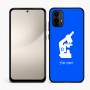 כיסוי בעיצוב אישי עם השם שלך לדגם - Motorola Moto E15 4G בעיצוב מיקרוסקופ