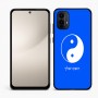 כיסוי בעיצוב אישי עם השם שלך לדגם - Motorola Moto E15 4G בעיצוב סמל יינג יאנג