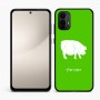 כיסוי בעיצוב אישי עם השם שלך לדגם - Motorola Moto E15 4G בעיצוב חזיר