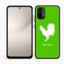 כיסוי בעיצוב אישי עם השם שלך לדגם - Motorola Moto E15 4G בעיצוב תרנגול