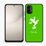 כיסוי בעיצוב אישי עם השם שלך לדגם - Motorola Moto E15 4G בעיצוב צפרדע טרופית
