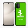 כיסוי בעיצוב אישי עם השם שלך לדגם - Motorola Moto E15 4G בעיצוב פרארי