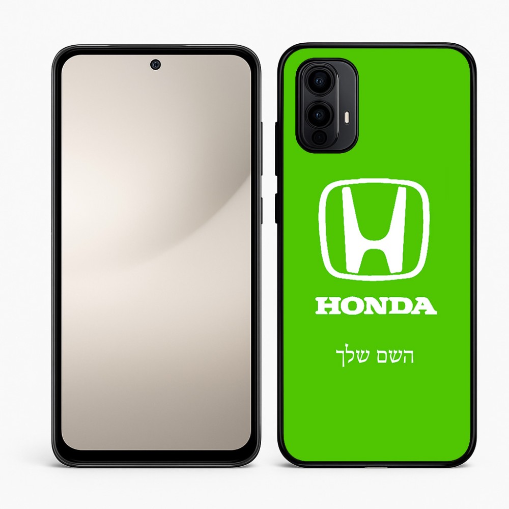כיסוי בעיצוב אישי עם השם שלך לדגם - Motorola Moto E15 4G בעיצוב הונדה 2