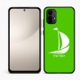 כיסוי בעיצוב אישי עם השם שלך לדגם - Motorola Moto E15 4G בעיצוב סירה