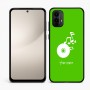 כיסוי בעיצוב אישי עם השם שלך לדגם - Motorola Moto E15 4G בעיצוב תקליטור - אזור מוזיקה