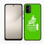 כיסוי בעיצוב אישי עם השם שלך לדגם - Motorola Moto E15 4G בעיצוב רוכב סוסים