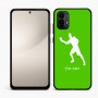 כיסוי בעיצוב אישי עם השם שלך לדגם - Motorola Moto E15 4G בעיצוב שחקן פינג פונג