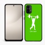 כיסוי בעיצוב אישי עם השם שלך לדגם - Motorola Moto E15 4G בעיצוב הרמת משקולות