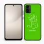 כיסוי בעיצוב אישי עם השם שלך לדגם - Motorola Moto E15 4G בעיצוב יד