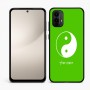 כיסוי בעיצוב אישי עם השם שלך לדגם - Motorola Moto E15 4G בעיצוב סמל יינג יאנג