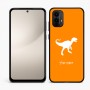 כיסוי בעיצוב אישי עם השם שלך לדגם - Motorola Moto E15 4G בעיצוב דינוזאור