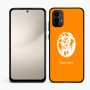 כיסוי בעיצוב אישי עם השם שלך לדגם - Motorola Moto E15 4G בעיצוב פני אריה