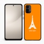 כיסוי בעיצוב אישי עם השם שלך לדגם - Motorola Moto E15 4G בעיצוב מגדל אייפל
