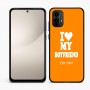 כיסוי בעיצוב אישי עם השם שלך לדגם - Motorola Moto E15 4G בעיצוב אוהבת את החבר שלי