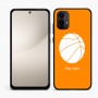 כיסוי בעיצוב אישי עם השם שלך לדגם - Motorola Moto E15 4G בעיצוב כדורסל