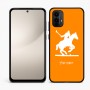 כיסוי בעיצוב אישי עם השם שלך לדגם - Motorola Moto E15 4G בעיצוב שחקן פולו - סוס