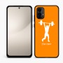 כיסוי בעיצוב אישי עם השם שלך לדגם - Motorola Moto E15 4G בעיצוב הרמת משקולות