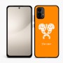 כיסוי בעיצוב אישי עם השם שלך לדגם - Motorola Moto E15 4G בעיצוב פרחי קרן