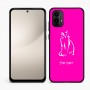 כיסוי בעיצוב אישי עם השם שלך לדגם - Motorola Moto E15 4G בעיצוב חתול