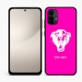 כיסוי בעיצוב אישי עם השם שלך לדגם - Motorola Moto E15 4G בעיצוב פני פנטרה