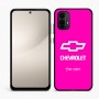 כיסוי בעיצוב אישי עם השם שלך לדגם - Motorola Moto E15 4G בעיצוב שברולט