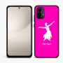 כיסוי בעיצוב אישי עם השם שלך לדגם - Motorola Moto E15 4G בעיצוב בלרינה