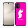 כיסוי בעיצוב אישי עם השם שלך לדגם - Motorola Moto E15 4G בעיצוב שחקן כאב כדור