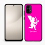 כיסוי בעיצוב אישי עם השם שלך לדגם - Motorola Moto E15 4G בעיצוב קופידון