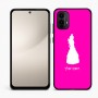 כיסוי בעיצוב אישי עם השם שלך לדגם - Motorola Moto E15 4G בעיצוב נסיכה