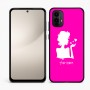 כיסוי בעיצוב אישי עם השם שלך לדגם - Motorola Moto E15 4G בעיצוב אהבת נשים