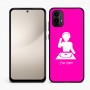 כיסוי בעיצוב אישי עם השם שלך לדגם - Motorola Moto E15 4G בעיצוב אזור מוזיקה של די ג'יי