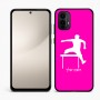 כיסוי בעיצוב אישי עם השם שלך לדגם - Motorola Moto E15 4G בעיצוב קפיצת משוכות