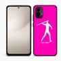 כיסוי בעיצוב אישי עם השם שלך לדגם - Motorola Moto E15 4G בעיצוב זורק כידון