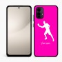 כיסוי בעיצוב אישי עם השם שלך לדגם - Motorola Moto E15 4G בעיצוב שחקן פינג פונג
