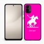 כיסוי בעיצוב אישי עם השם שלך לדגם - Motorola Moto E15 4G בעיצוב שחקן פולו - סוס