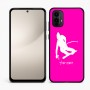 כיסוי בעיצוב אישי עם השם שלך לדגם - Motorola Moto E15 4G בעיצוב סקי