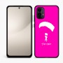 כיסוי בעיצוב אישי עם השם שלך לדגם - Motorola Moto E15 4G בעיצוב צניחה חופשית