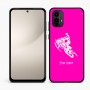 כיסוי בעיצוב אישי עם השם שלך לדגם - Motorola Moto E15 4G בעיצוב אופנוע שלג