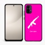 כיסוי בעיצוב אישי עם השם שלך לדגם - Motorola Moto E15 4G בעיצוב אק 47