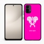 כיסוי בעיצוב אישי עם השם שלך לדגם - Motorola Moto E15 4G בעיצוב פרחי קרן