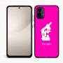 כיסוי בעיצוב אישי עם השם שלך לדגם - Motorola Moto E15 4G בעיצוב מיקרוסקופ