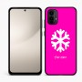 כיסוי בעיצוב אישי עם השם שלך לדגם - Motorola Moto E15 4G בעיצוב שלג