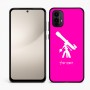 כיסוי בעיצוב אישי עם השם שלך לדגם - Motorola Moto E15 4G בעיצוב טלסקופ