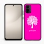 כיסוי בעיצוב אישי עם השם שלך לדגם - Motorola Moto E15 4G בעיצוב עץ